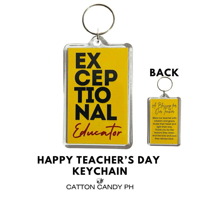 Teacher's Day Keychain Big Size
