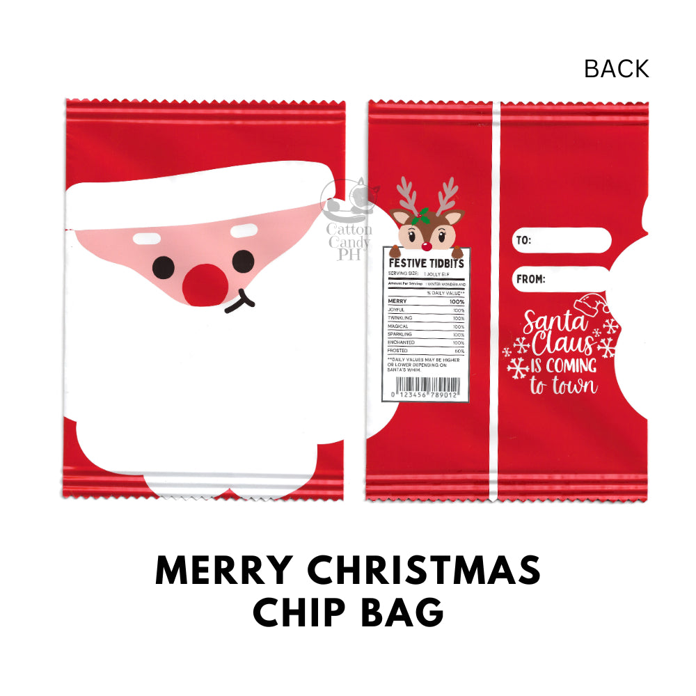 Christmas Mini Chip Bag | Cute Size Chip Bag | Angpao | Money Envelope 12 pcs per pack