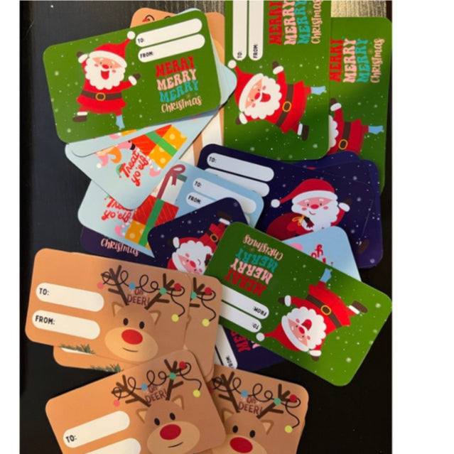 Cute Christmas Gift Tags | Card 10 pcs per pack