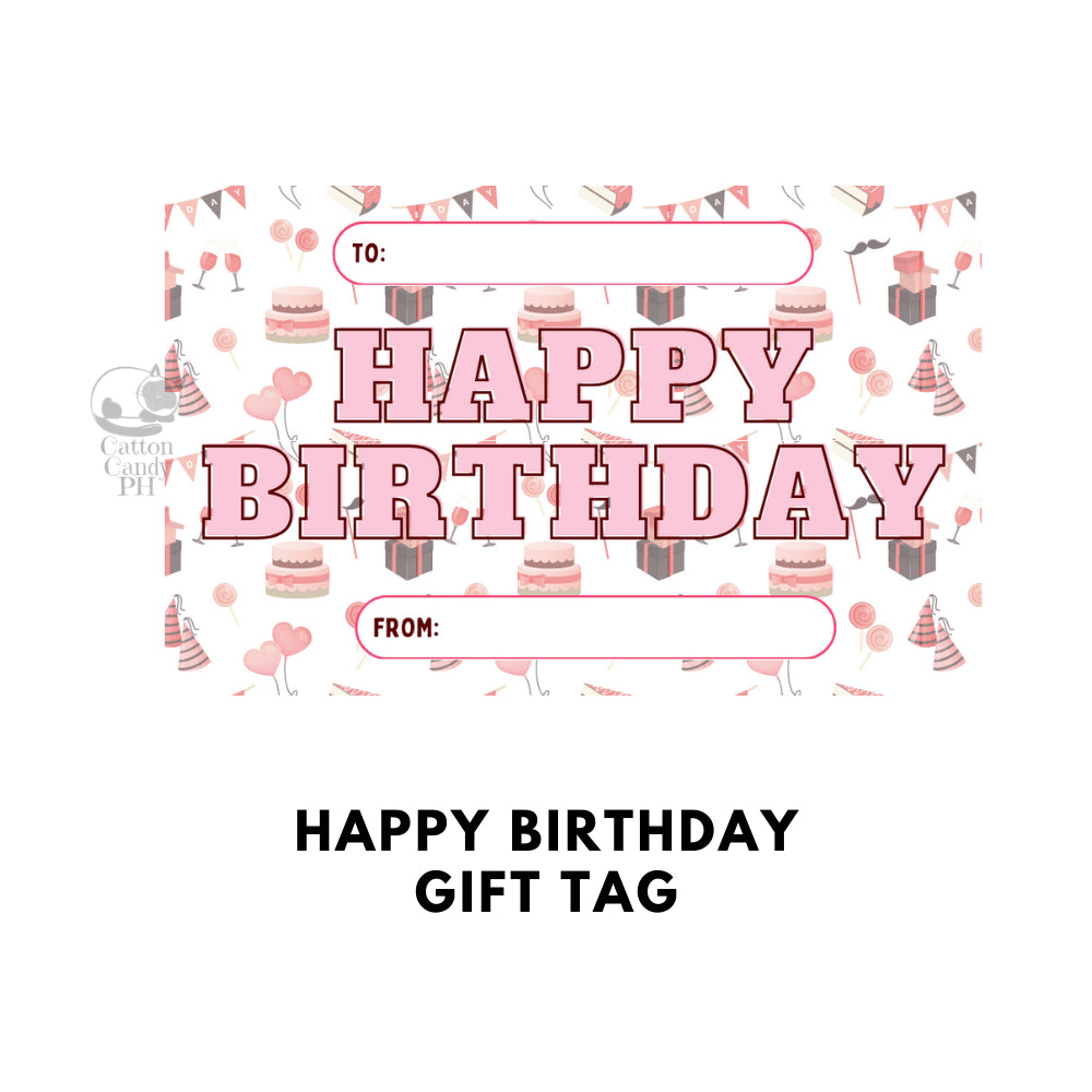 Happy Birthday Gift Tags | Card 10 pcs per pack