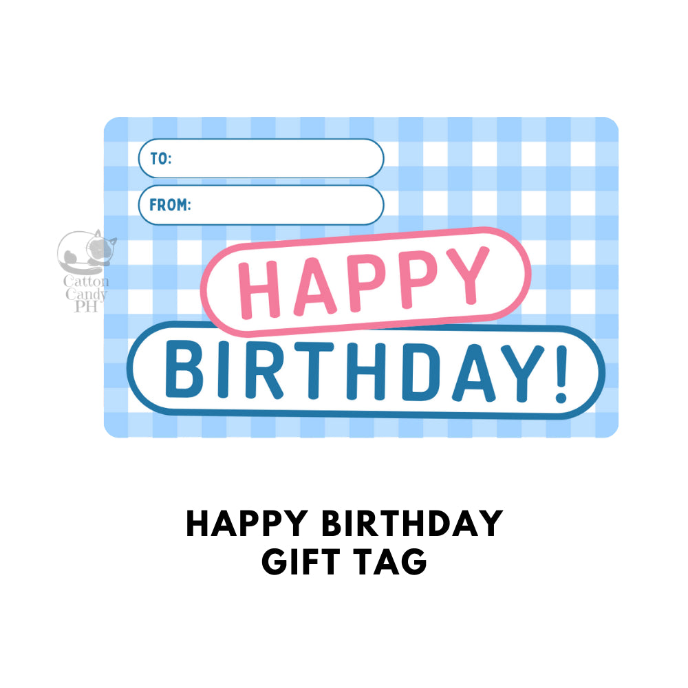 Happy Birthday Gift Tags | Card 10 pcs per pack