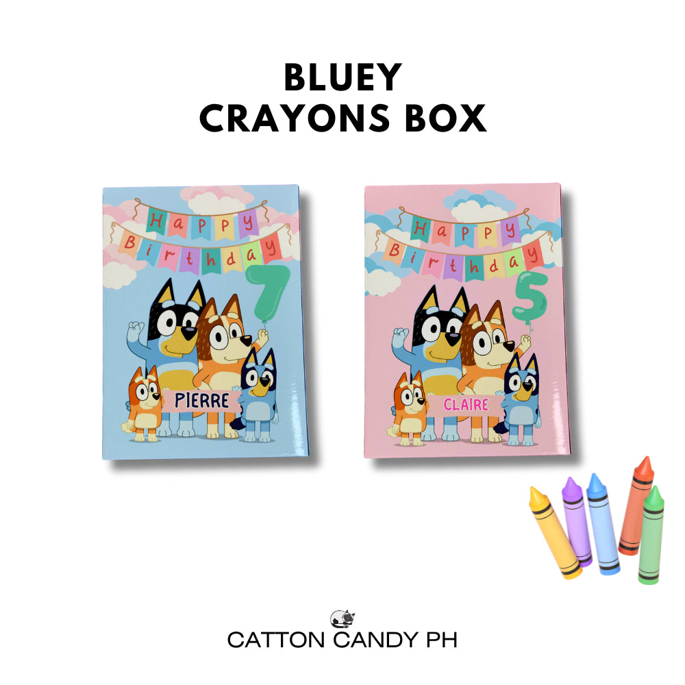 Personalized Crayons Box (for 8pcs crayons) - BOX ONLY, NO CRAYONS INCLUDED