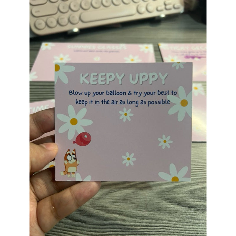 Party Favor Paper Backing
