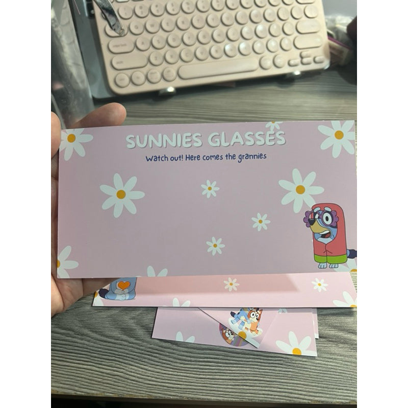 Party Favor Paper Backing