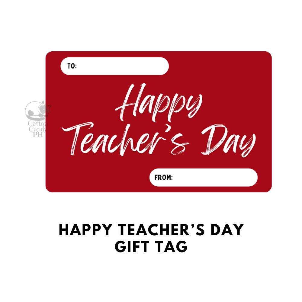 Happy Teacher's Day Gift Tags | Card 10 pcs per pack