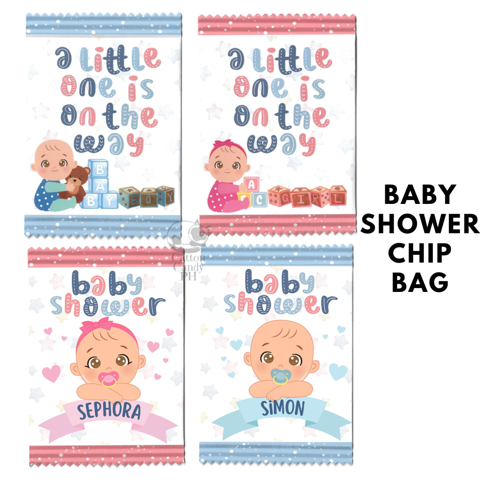 Baby Shower | Gender Reveal Chip Bag Party Favor Loot Bags