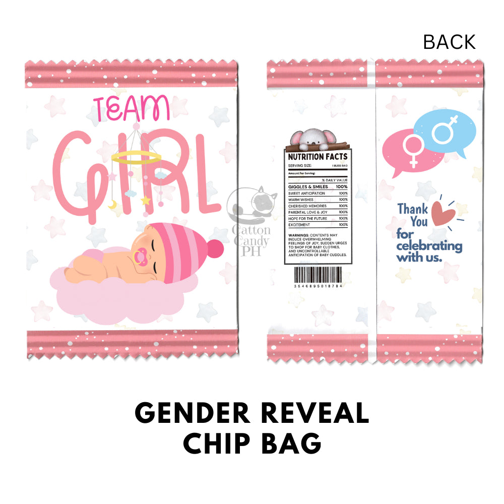 Baby Shower | Gender Reveal Chip Bag Party Favor Loot Bags