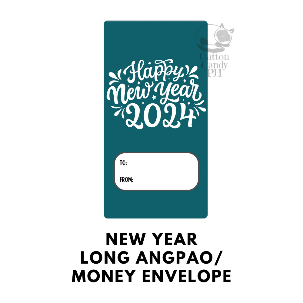 2025 New Year-Themed Long Angpao Money Envelope: Festive Cash Gift Holder for Holiday Giving