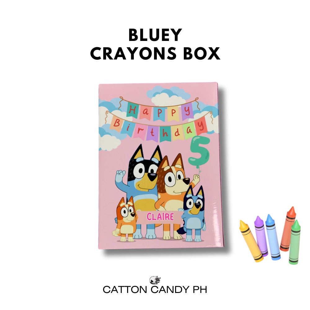 Personalized Crayons Box (for 8pcs crayons) - BOX ONLY, NO CRAYONS INCLUDED
