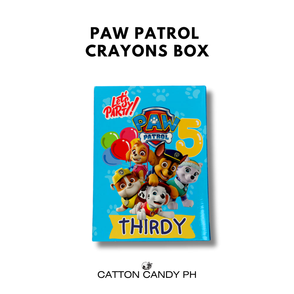 Personalized Crayons Box (for 8pcs crayons) - BOX ONLY, NO CRAYONS INCLUDED