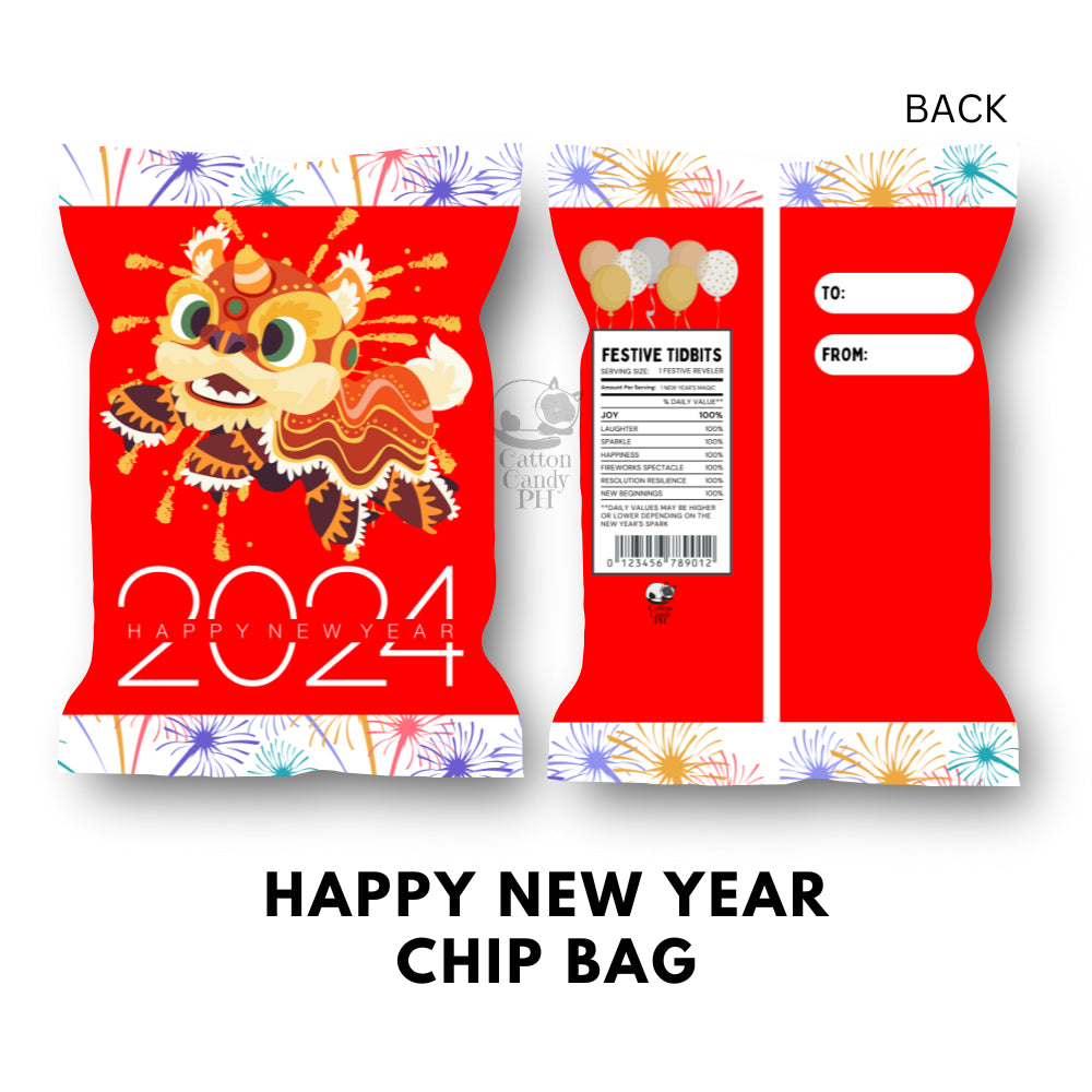 Christmas Mini Chip Bag | Cute Size Chip Bag | Angpao | Money Envelope 12 pcs per pack