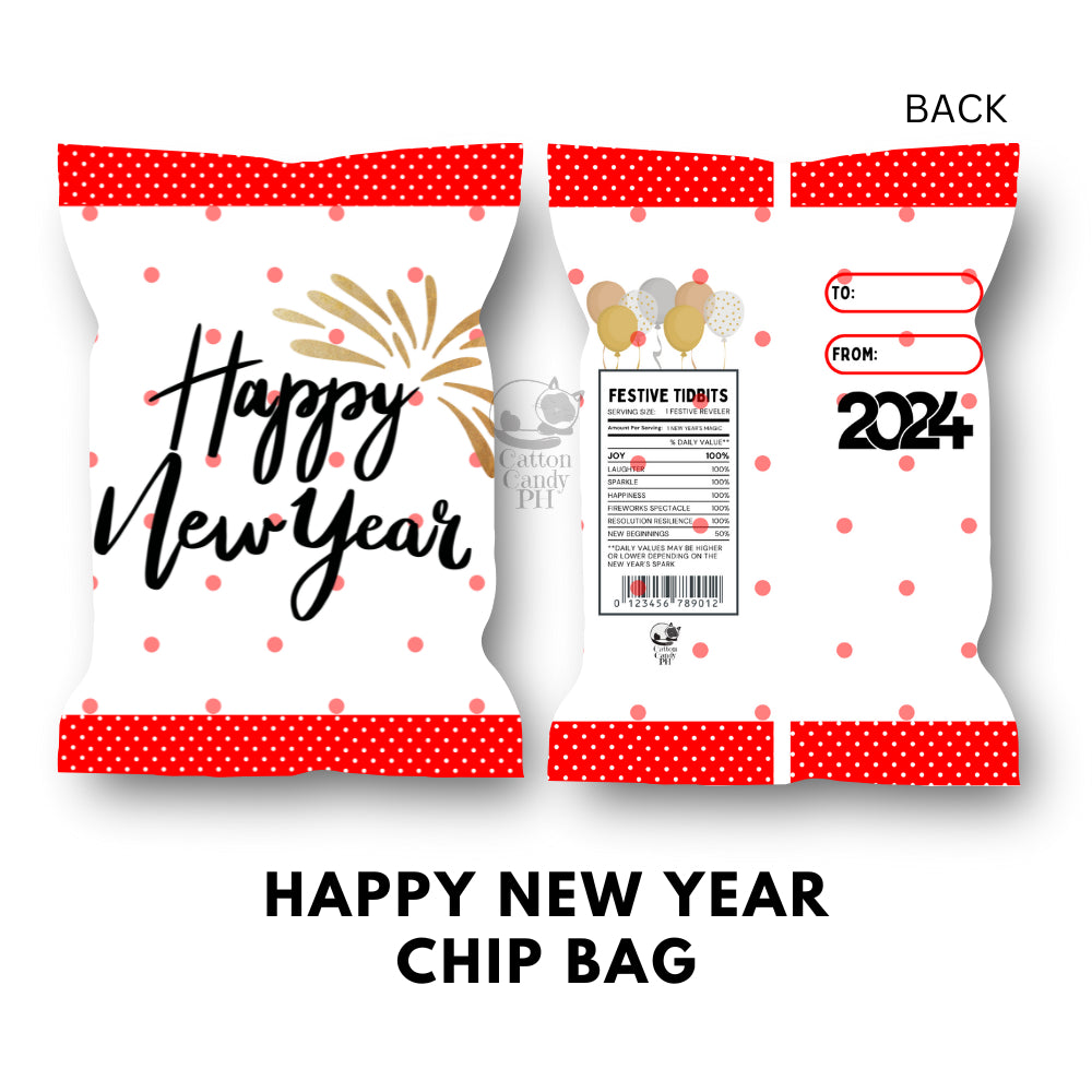Christmas Mini Chip Bag | Cute Size Chip Bag | Angpao | Money Envelope 12 pcs per pack