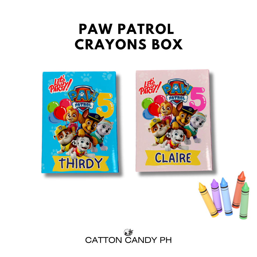 Personalized Crayons Box (for 8pcs crayons) - BOX ONLY, NO CRAYONS INCLUDED
