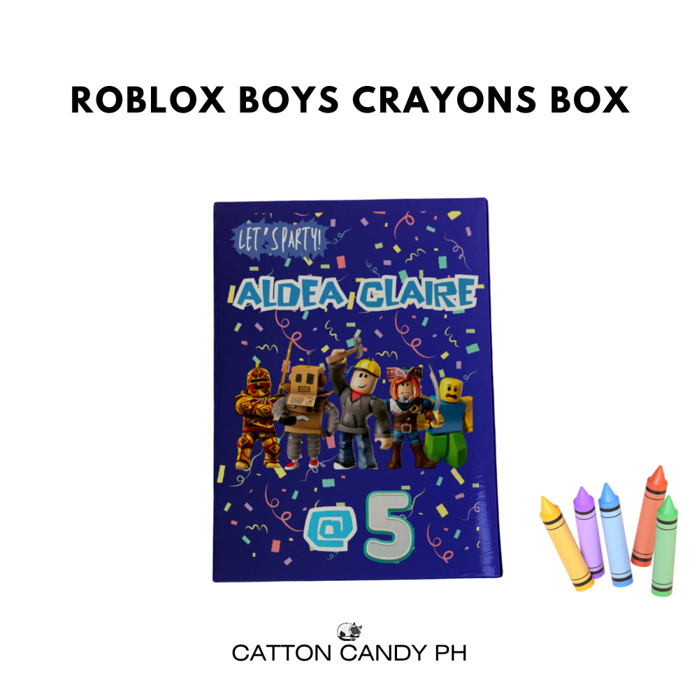 Personalized Crayons Box (for 8pcs crayons) - BOX ONLY, NO CRAYONS INCLUDED