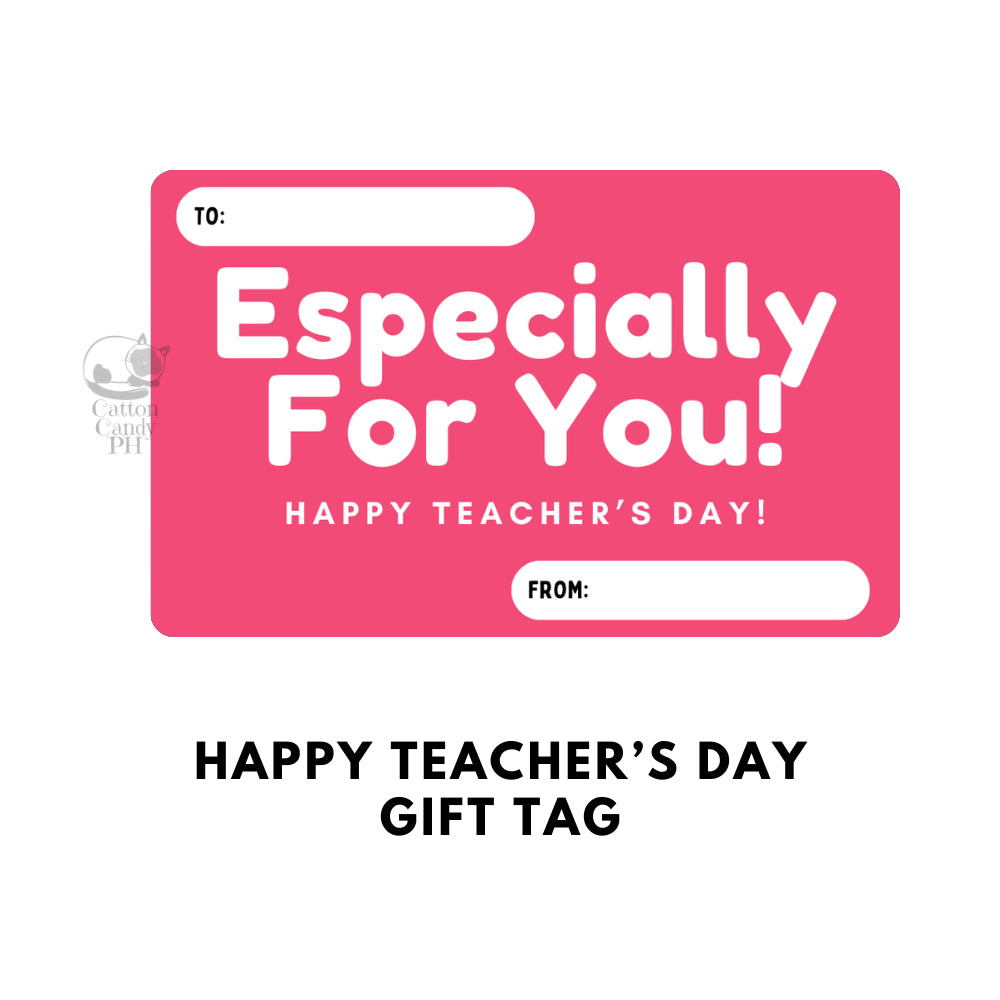 Happy Teacher's Day Gift Tags | Card 10 pcs per pack