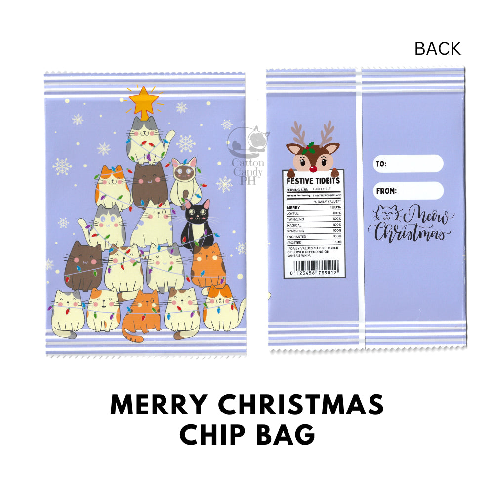 Christmas Mini Chip Bag | Cute Size Chip Bag | Angpao | Money Envelope 12 pcs per pack