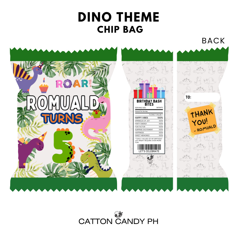 Themed Birthday Chip Bag Giveaways