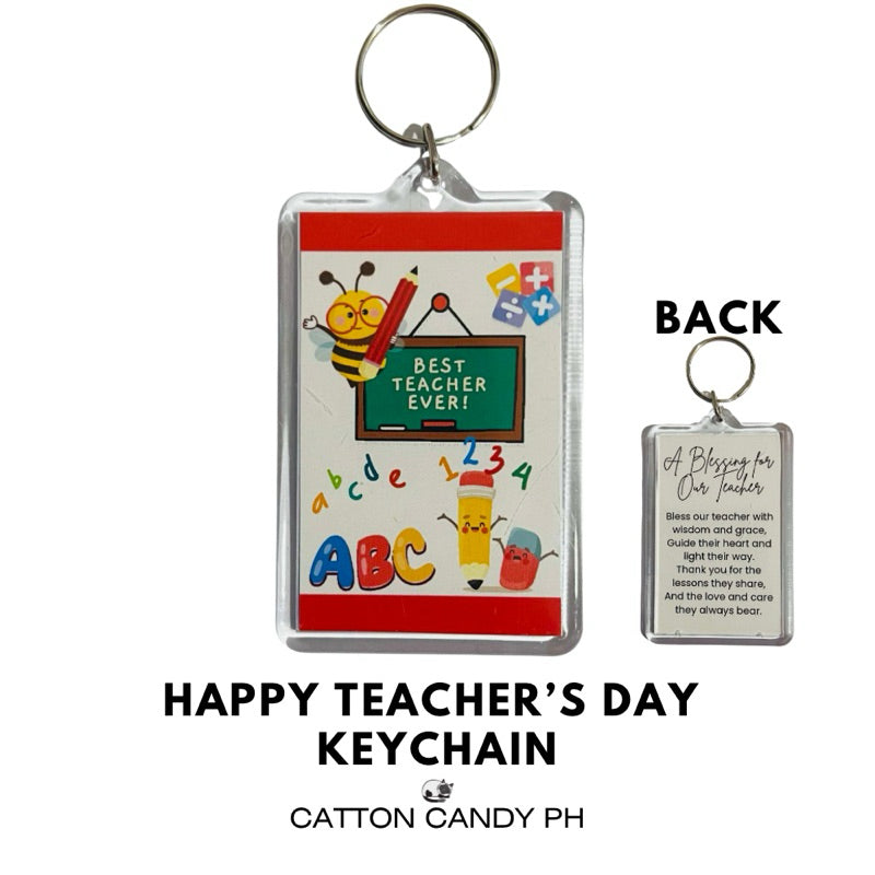 Teacher's Day Keychain Big Size
