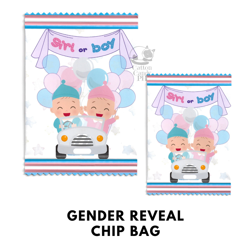 Baby Shower | Gender Reveal Chip Bag Party Favor Loot Bags