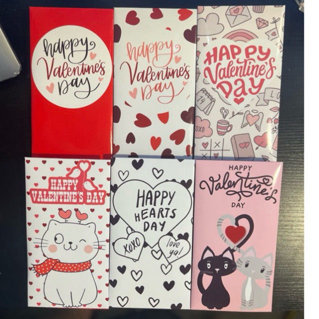 Valentine's Day Long Angpao Money Envelope: Festive Cash Gift Holder for Holiday Giving