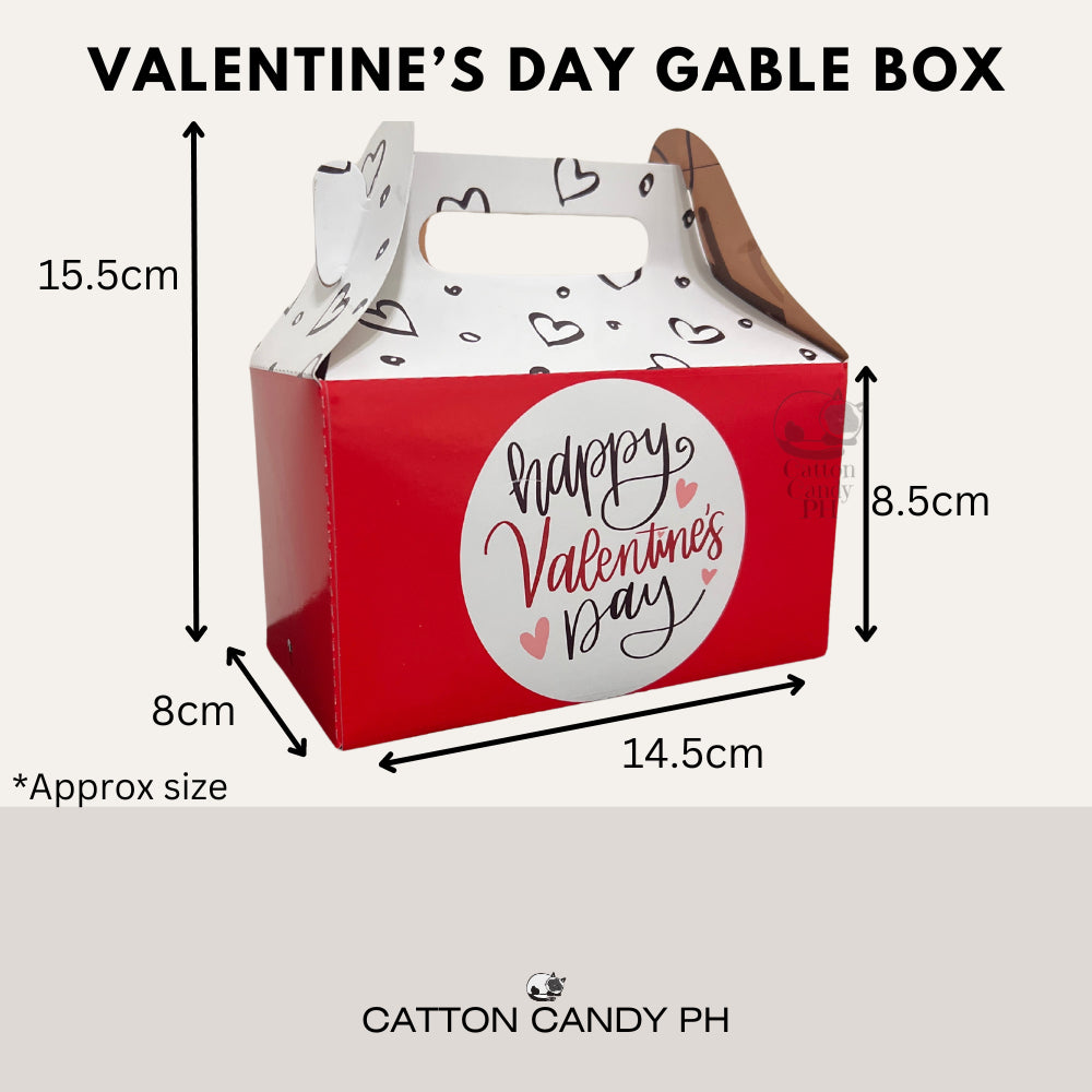 Valentine's Day Gable | Donut | Munchkin | Gift Favor Party Loot Box