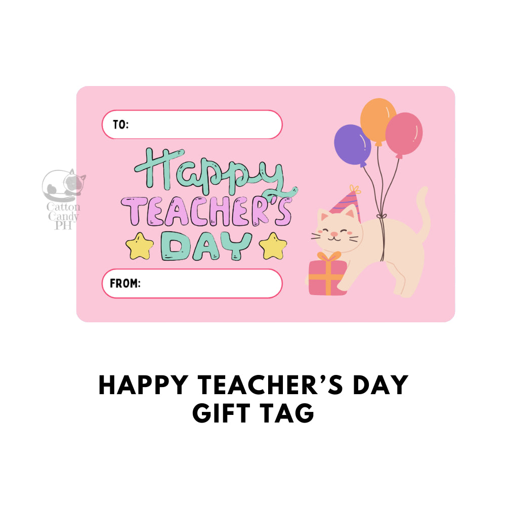 Happy Teacher's Day Gift Tags | Card 10 pcs per pack