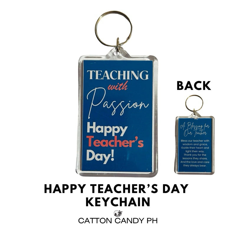 Teacher's Day Keychain Big Size