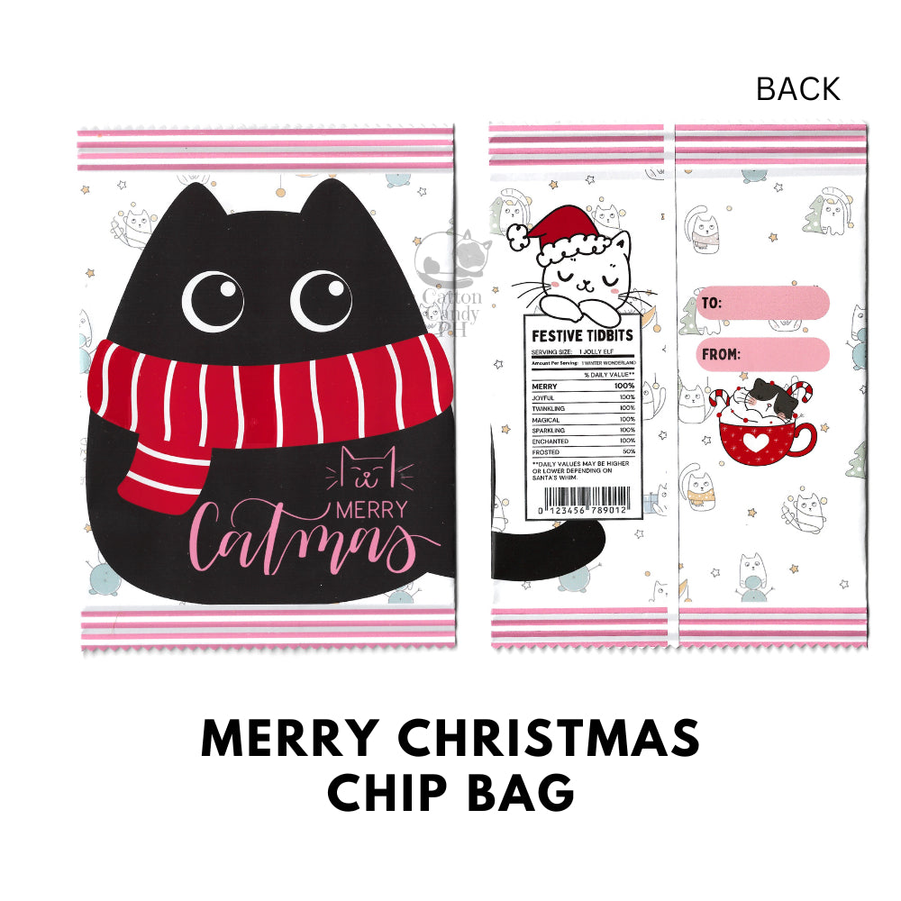 Christmas Mini Chip Bag | Cute Size Chip Bag | Angpao | Money Envelope 12 pcs per pack