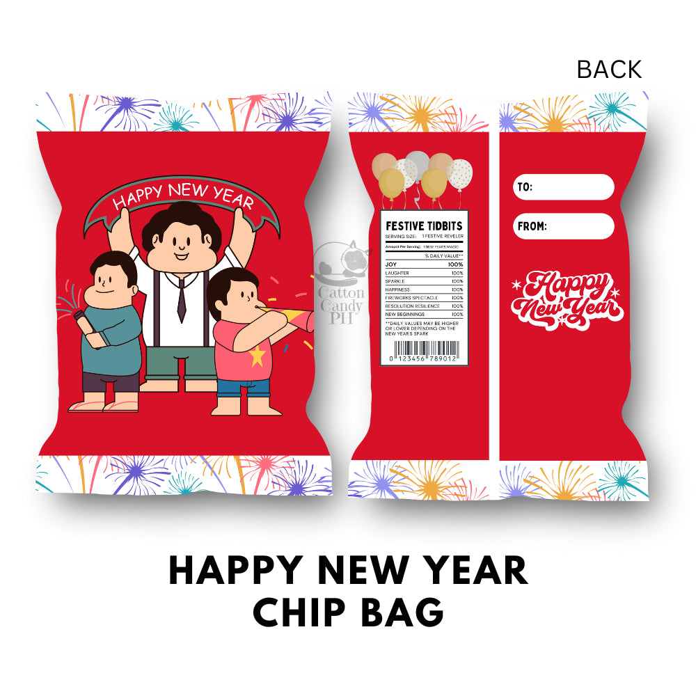 Christmas Mini Chip Bag | Cute Size Chip Bag | Angpao | Money Envelope 12 pcs per pack