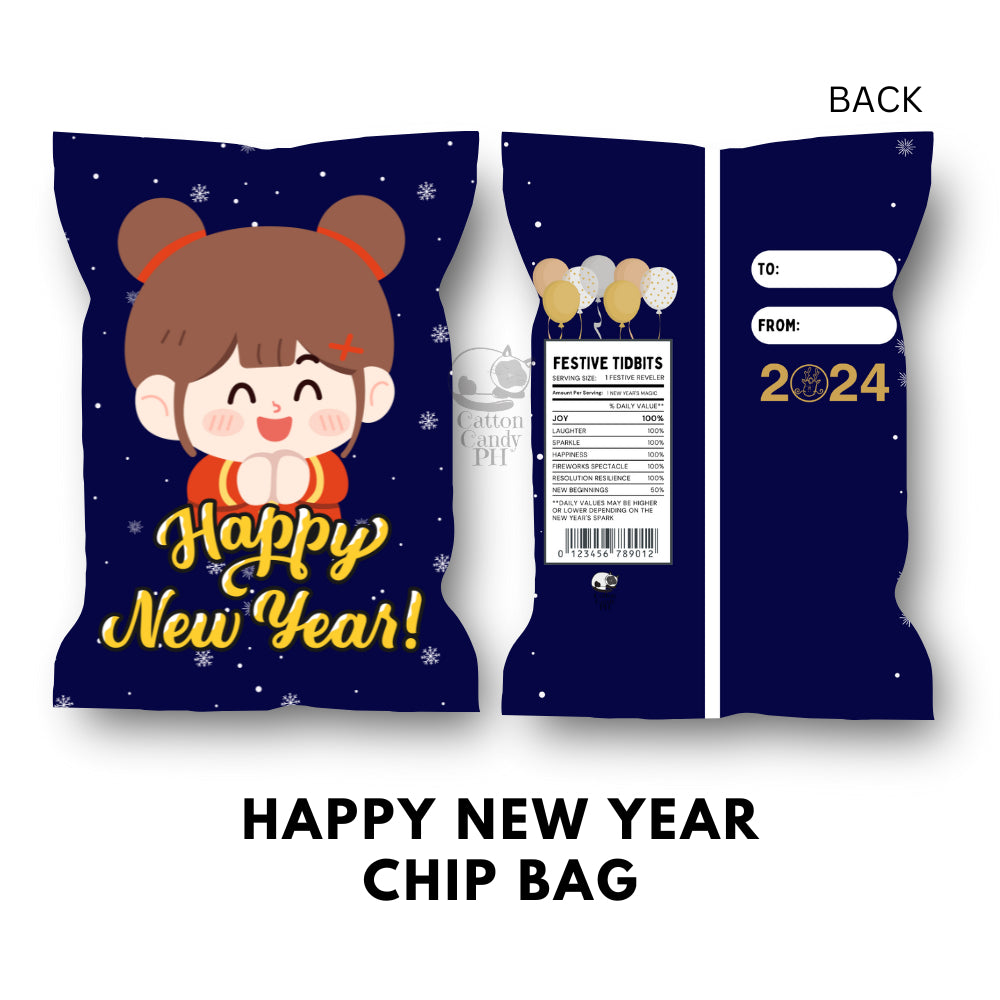 Christmas Mini Chip Bag | Cute Size Chip Bag | Angpao | Money Envelope 12 pcs per pack