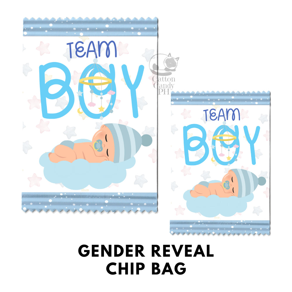 Baby Shower | Gender Reveal Chip Bag Party Favor Loot Bags