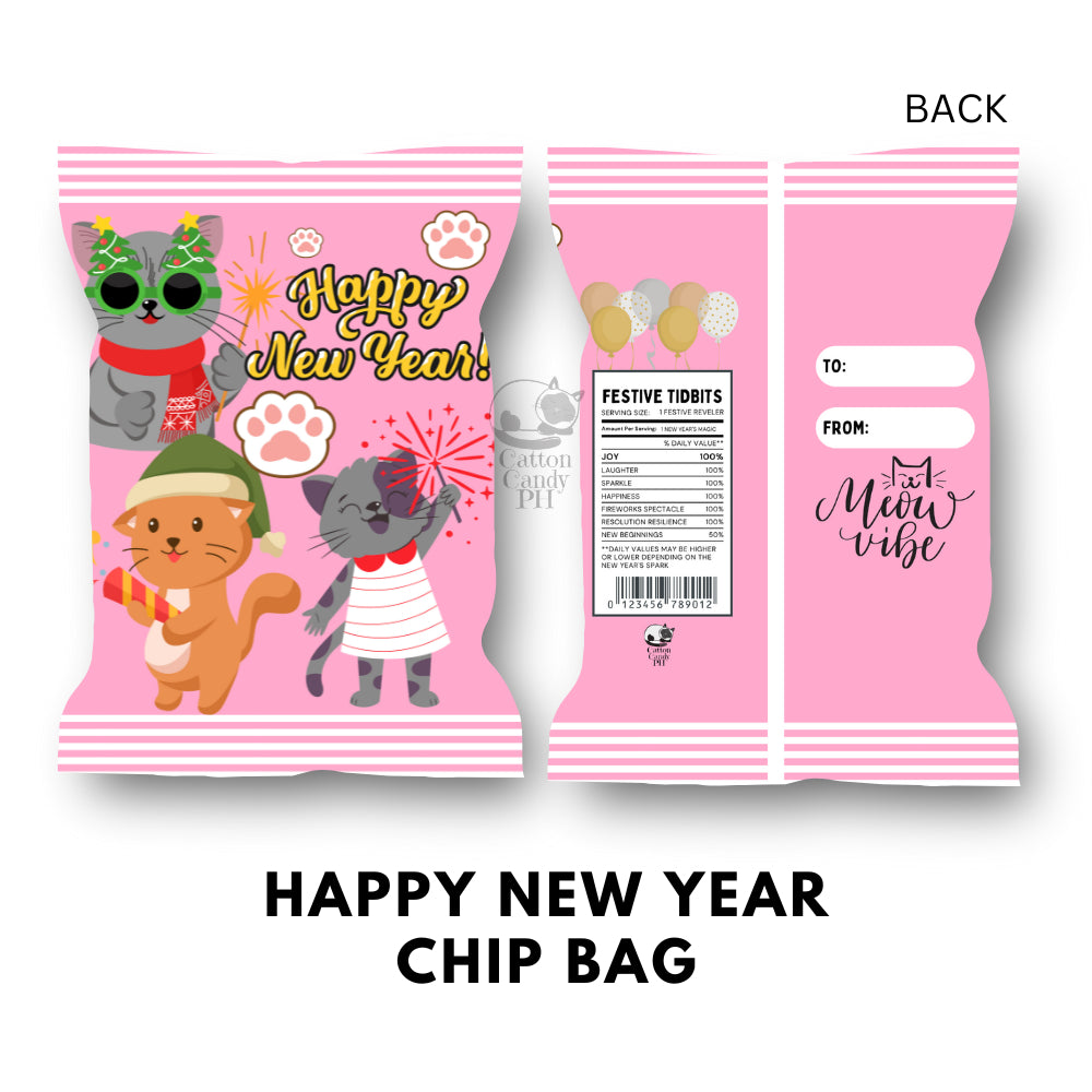 Christmas Mini Chip Bag | Cute Size Chip Bag | Angpao | Money Envelope 12 pcs per pack