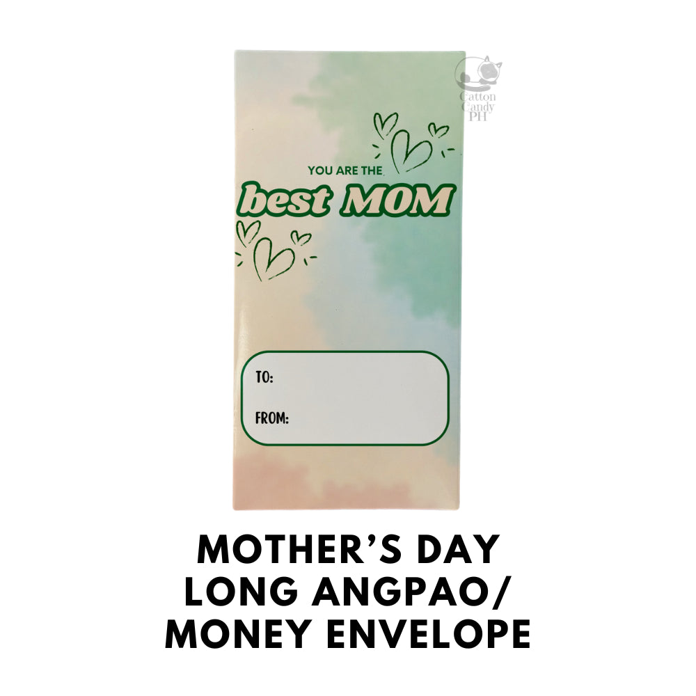 Mother's Day Long Angpao Money Envelope: Festive Cash Gift Holder