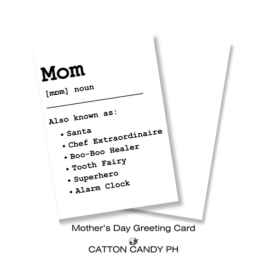 Happy Mother's Day Minimalist Greeting Card (Mom Also Known As) with Envelope