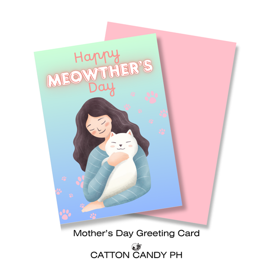 Happy Meowther's Day (Furmom) Greeting Card with Envelope