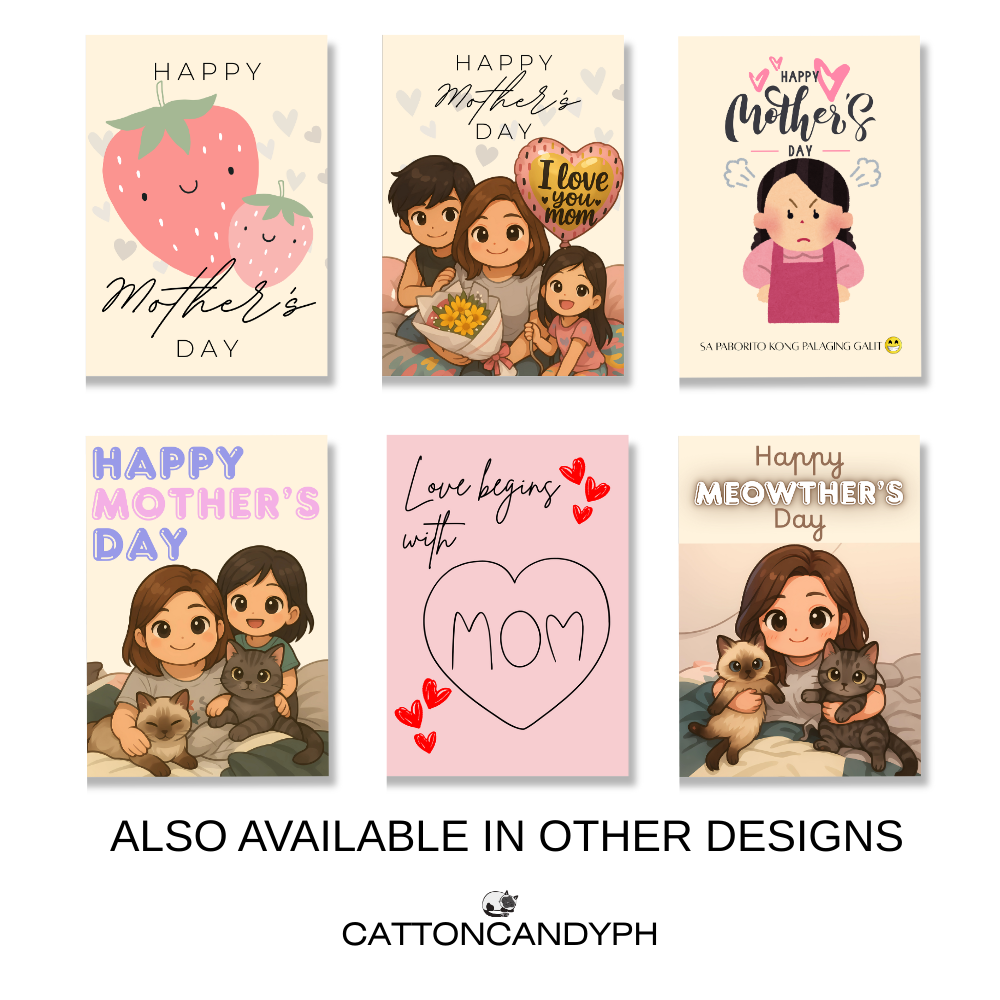 Happy Meowther's Day (Furmom) Greeting Card with Envelope