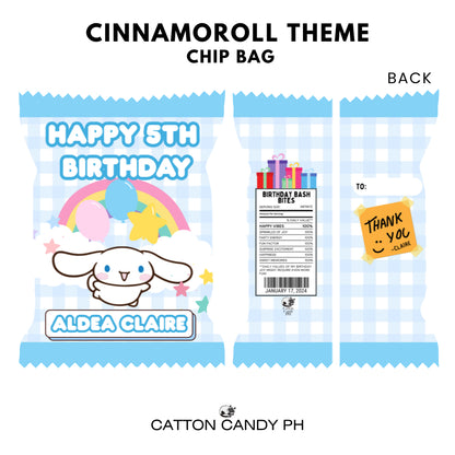 Personalized Birthday Loot Bag Party Favor Souvenir Chip Bag