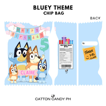 Personalized Birthday Loot Bag Party Favor Souvenir Chip Bag