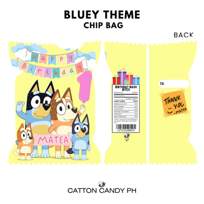 Personalized Birthday Loot Bag Party Favor Souvenir Chip Bag