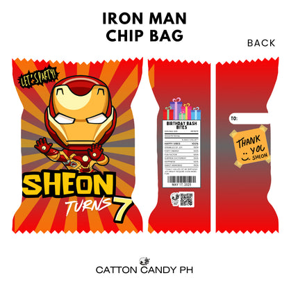 Personalized Birthday Loot Bag Party Favor Souvenir Chip Bag