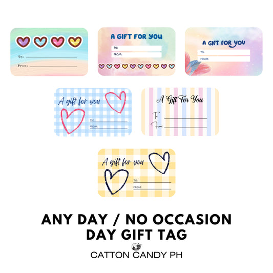 Any Day / No Occasion Gift Tags | Card 10 pcs per pack