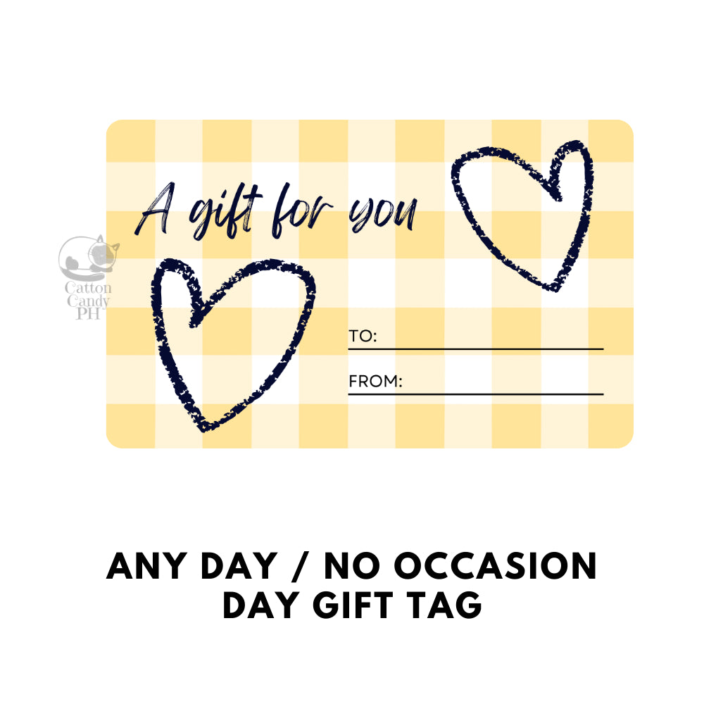 Any Day / No Occasion Gift Tags | Card 10 pcs per pack