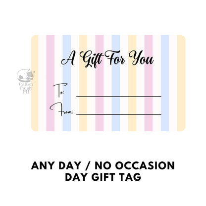 Any Day / No Occasion Gift Tags | Card 10 pcs per pack