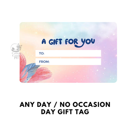 Any Day / No Occasion Gift Tags | Card 10 pcs per pack