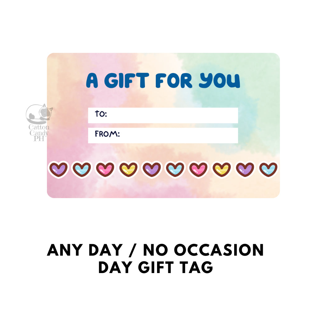Any Day / No Occasion Gift Tags | Card 10 pcs per pack