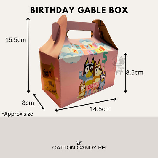 Birthday Gable | Donut | Munchkin | Gift Favor Party Loot Box