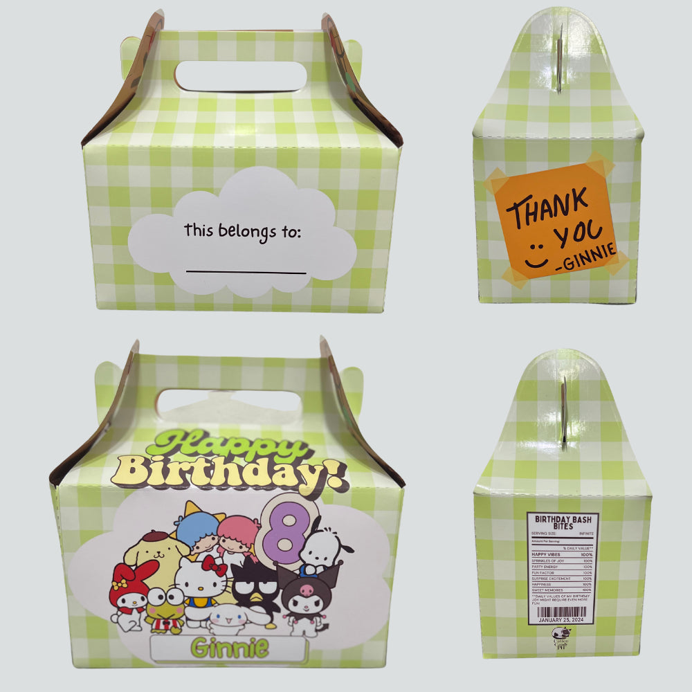 Birthday Gable | Donut | Munchkin | Gift Favor Party Loot Box