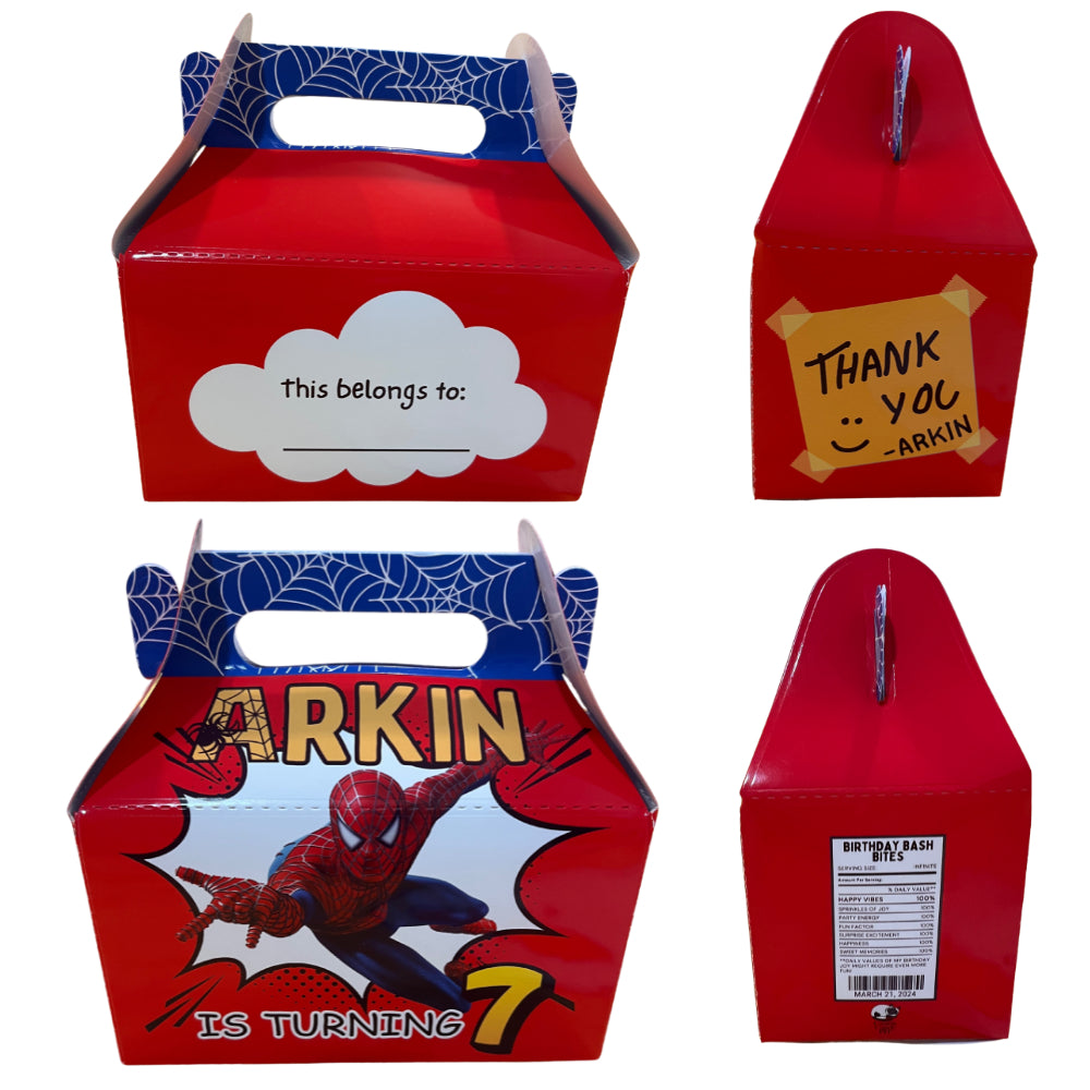 Birthday Gable | Donut | Munchkin | Gift Favor Party Loot Box