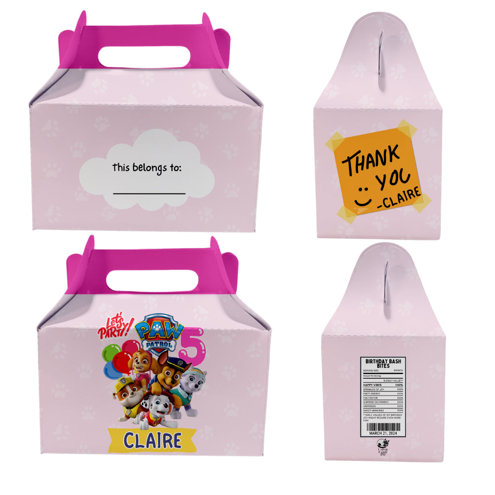 Birthday Gable | Donut | Munchkin | Gift Favor Party Loot Box