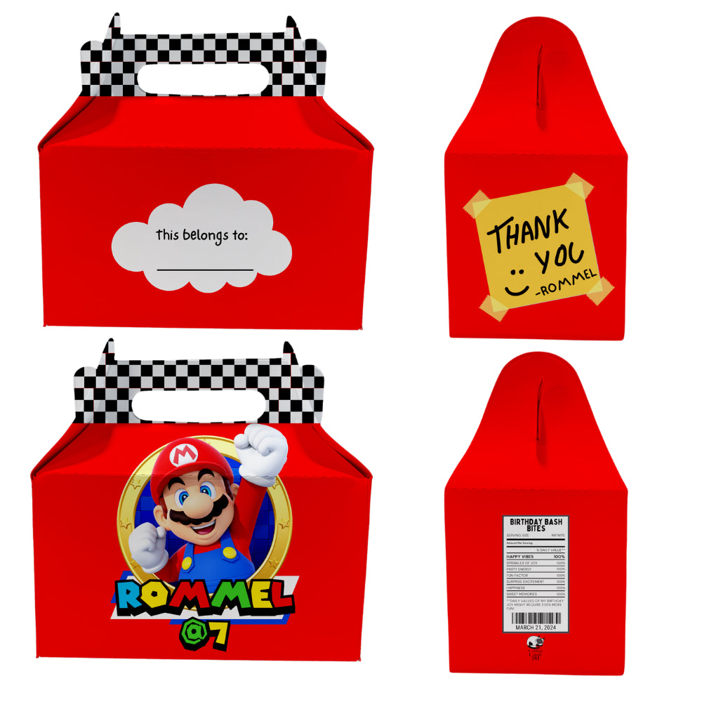 Birthday Gable | Donut | Munchkin | Gift Favor Party Loot Box